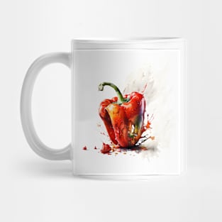 Kitchen art - Red Pepper Mug